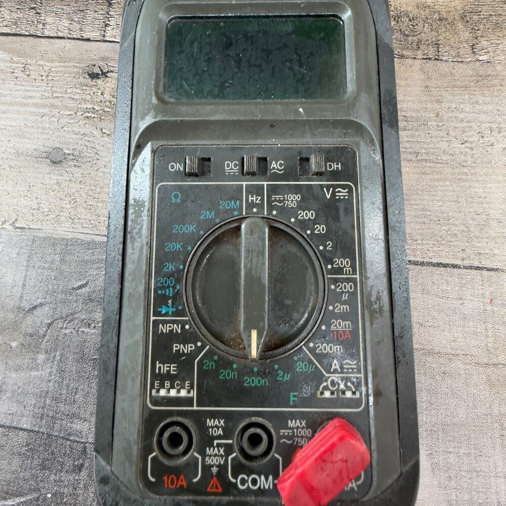 Sun DMM-1230 Digital Multimeter Untested AS IS - Picture 4 of 12